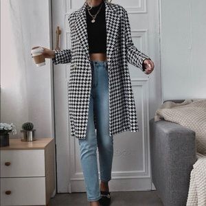 Houndstooth Double Breasted Jacket